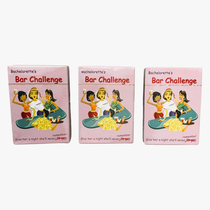 48323 - 4" Bachelorette's Bar Challenge Party Game Set of 3 |GR-63|