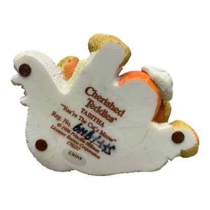 48341 - Cherished Teddies: You're the Cat's Meow 2.5-Inch Figurine |H-3|