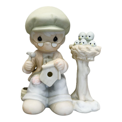 48352 - 4.5-Inch Precious Moments "Only You Can Make A Home" Porcelain Figurine |X-57|