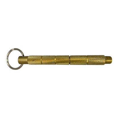 48376 - Brass United Cutlery Keychain Knife with a Knurled Handle 4" |82|