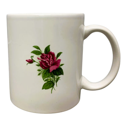 48393 - Ceramic Special Mug With Flower 3.5" Diameter 4" Tall |10-15|