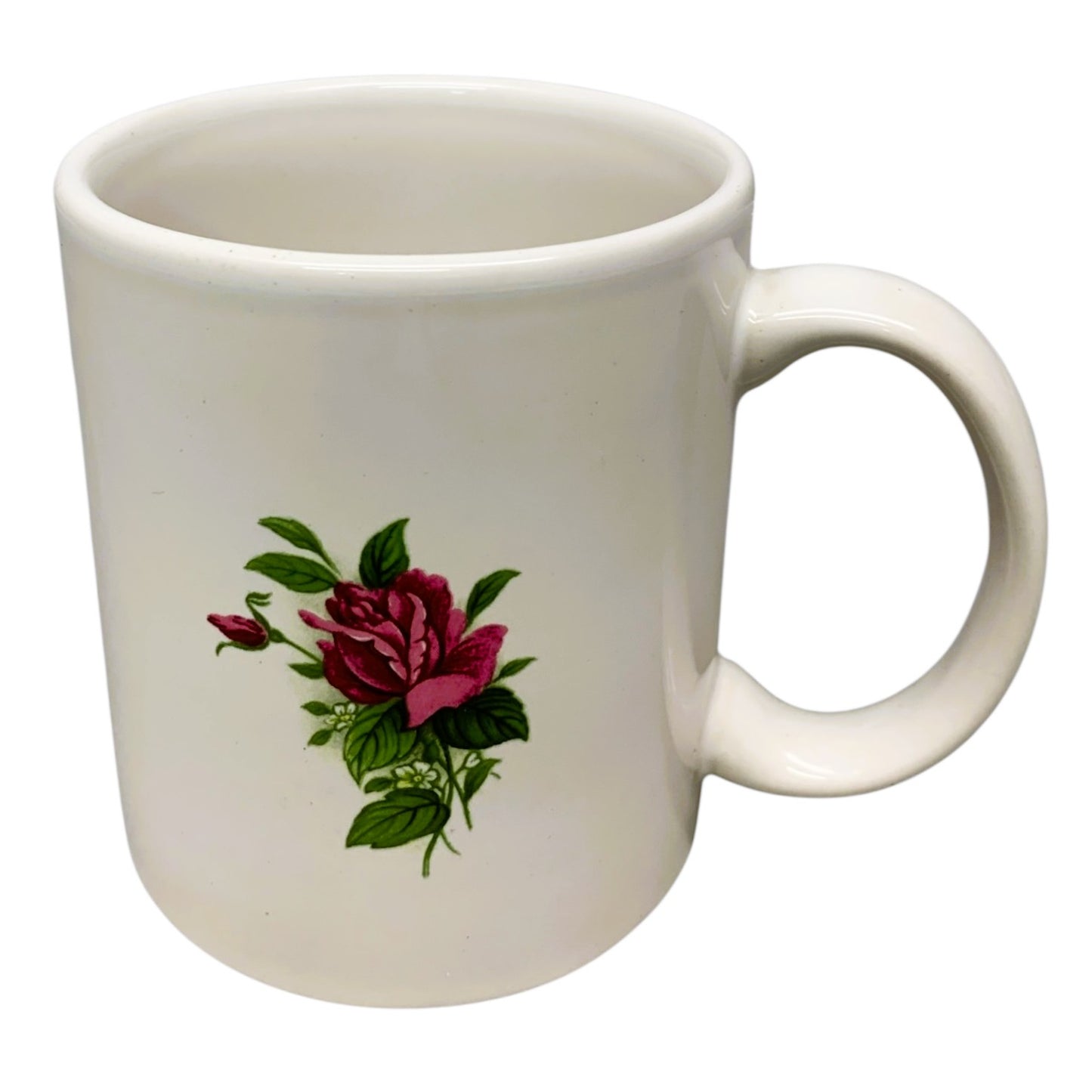 48393 - Ceramic Special Mug With Flower 3.5" Diameter 4" Tall |10-15|