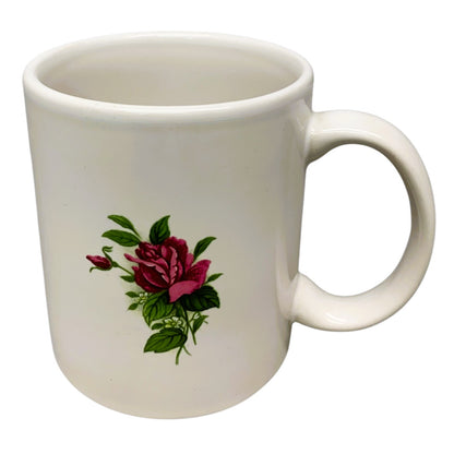 48393 - Ceramic Special Mug With Flower 3.5" Diameter 4" Tall |10-15|