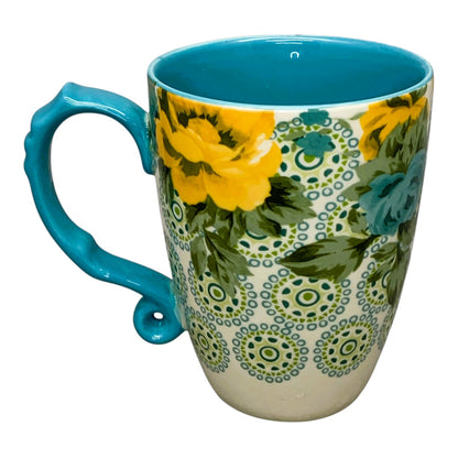 48395 - Ceramic The Pioneer Woman Flower Mug 4" Diameter 5.5" Tall |TBD|