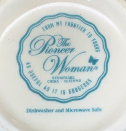 48395 - Ceramic The Pioneer Woman Flower Mug 4" Diameter 5.5" Tall |TBD|