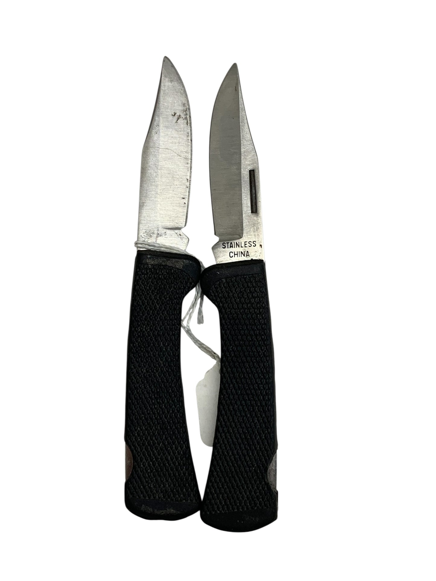 16305 - 2 Pack Black Handled Pocket Knife 6" |94|