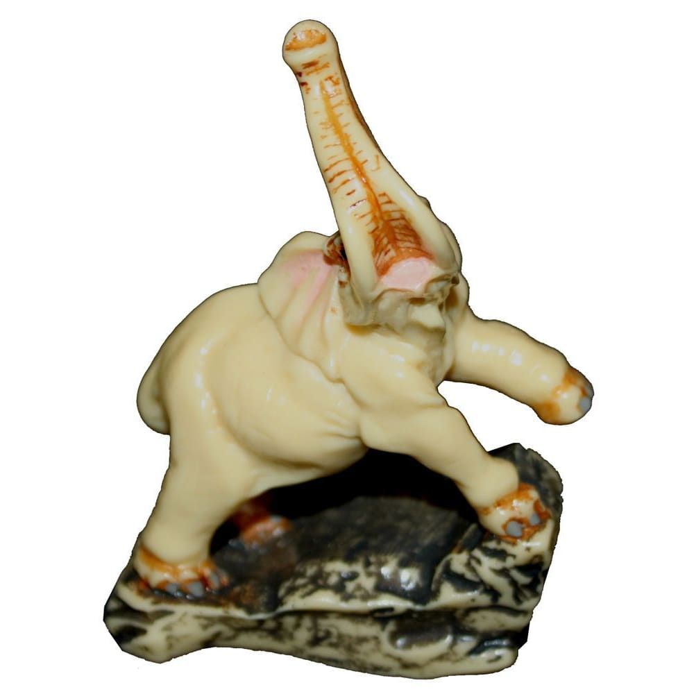 1000 - 3-inch Ivory Elephant #3 Z-89 PF COOL BEANS on rocky base; eBay Cool Beans Free Shipping