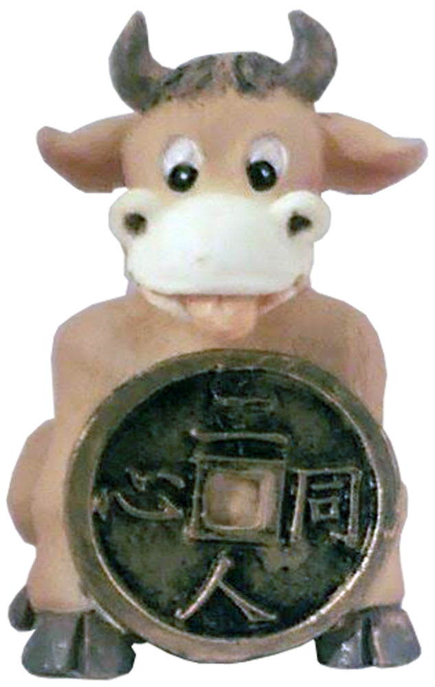 10010 - 2.5" Color Zodiac Ox-Coin - |Z-60|