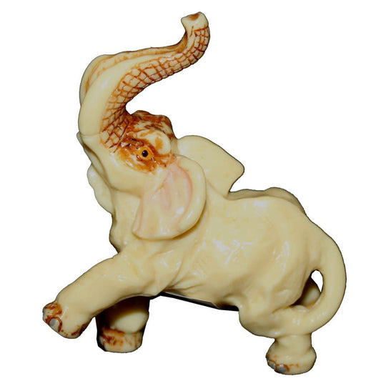 1010 - 3" Faux Ivory Elephant #1 - |Z-61|