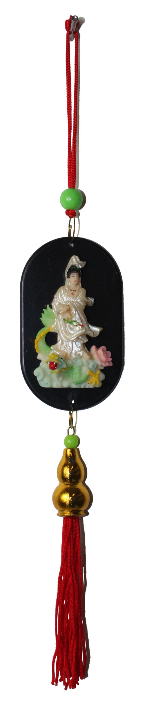 10167 - Quan Yin w Dragon Charm Hanger - |P-10|