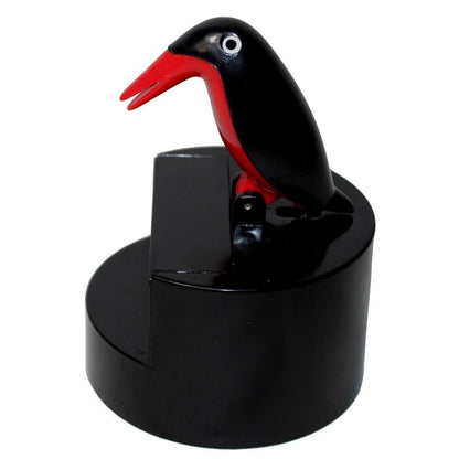 1020 - Vintage Plastic Pecking Woodpecker Bird Toothpick Dispenser - |TBD|
