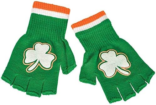 10296 - Fingerless Shamrock Gloves - [R-52 Garage]