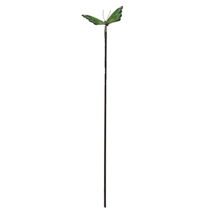 10375 - Set of Three 12" Green Butterfly Stake |G-15|