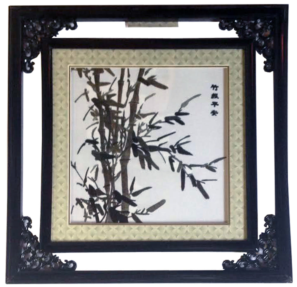 1054 - Bamboo Emb Pic 21 x 21 - |13-9|
