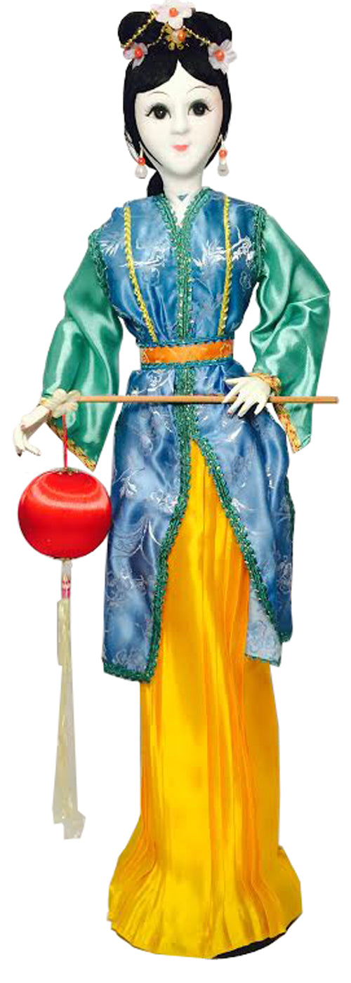 1059 - 24" Green Woman Doll - Ball - |X-66|