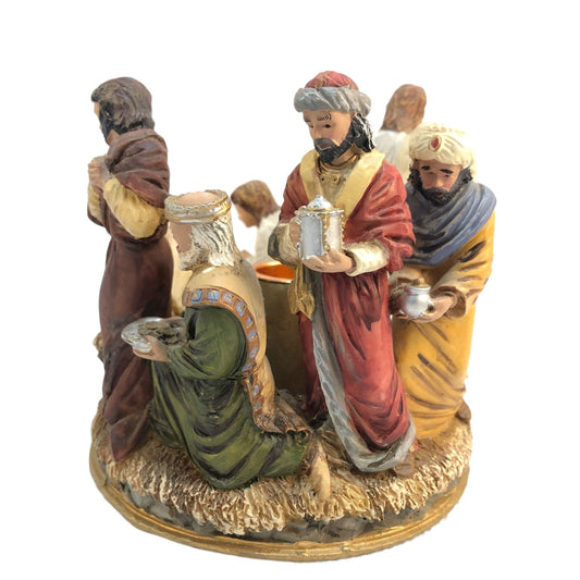 1080 - Advent Nativity Candle Holder - |H-40|