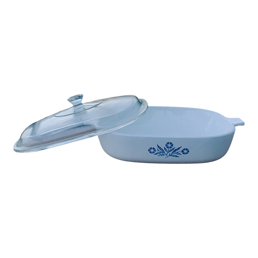 10 - 10 In Cornflower Blue Casserole With Lid |P-10-B|