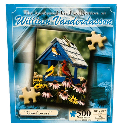 1102 - 500 Piece Coneflowers Jigsaw Puzzle Used |GR-6|