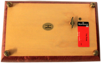 1109 - Floral Inlay Music Jewelry Box |22-12|