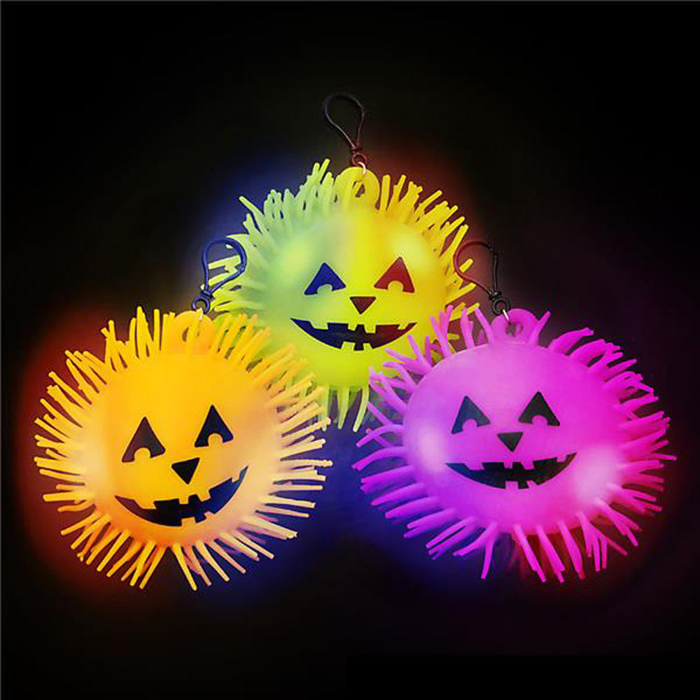 11136 - 4" Light-Up Assorted Color Halloween Ball - |R-26|
