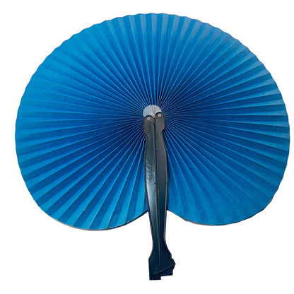 11264 - 3 - 5.5" Black Fan - Solid Blue - W-18 : PT COOL BEANS