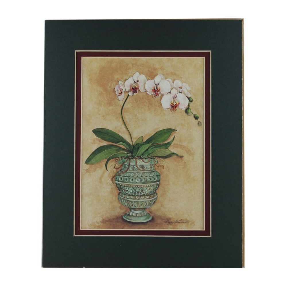 112 - 8" x 10" Orchid Print w/Mat |22-1|