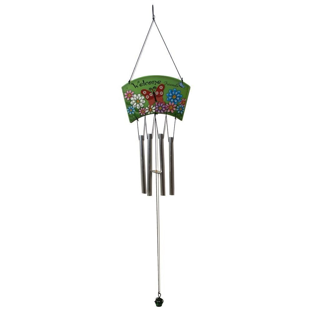 1131 - "Welcome Friends" Windchime - |H-16|