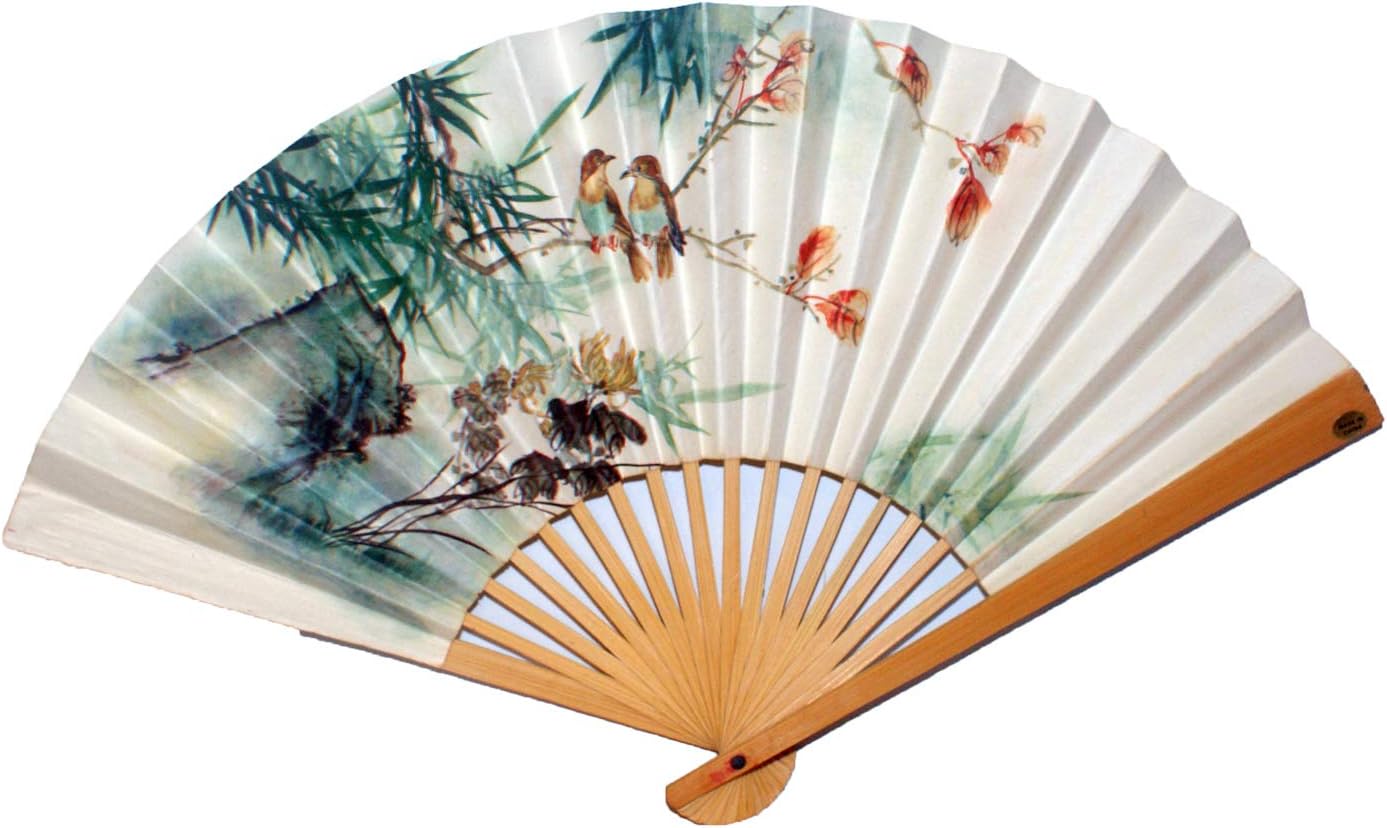 11360 - 9" Paper Folding Fan Printed - [20-18]