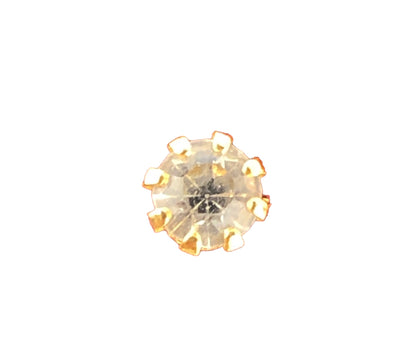 11445 - 14k Heart Diamond Pendant Set |Clear-214|