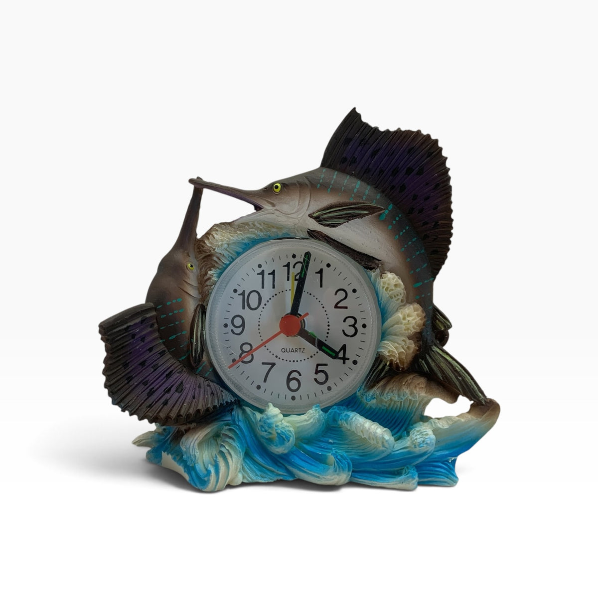 12352 - Unique Swordfish Battery-Operated Clock 3.5" |8-19|: sent for pic 8/26 cc