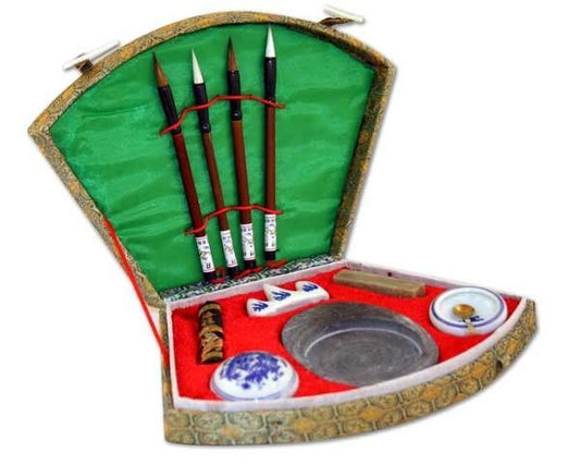 11603 - Fan-Shaped Calligraphy Set |12-29|