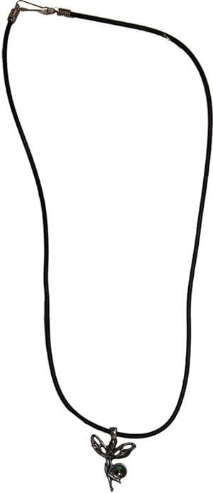 11628 - Fairy Pendant Necklace - [Clear-205]