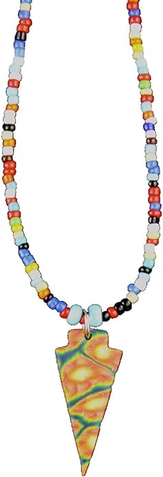 11635 - Fimo Claymatic Neck w/Arrowhead - [PB-26]