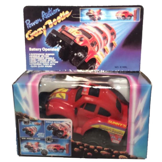 1164 - Power Action Crazy Beetle Car Red - R-70|
