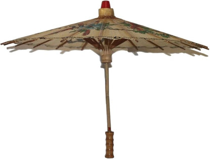 1165 - ASSORTED DESIGNS WAX Umbrella 19" Small Paper - |I-7 Top|