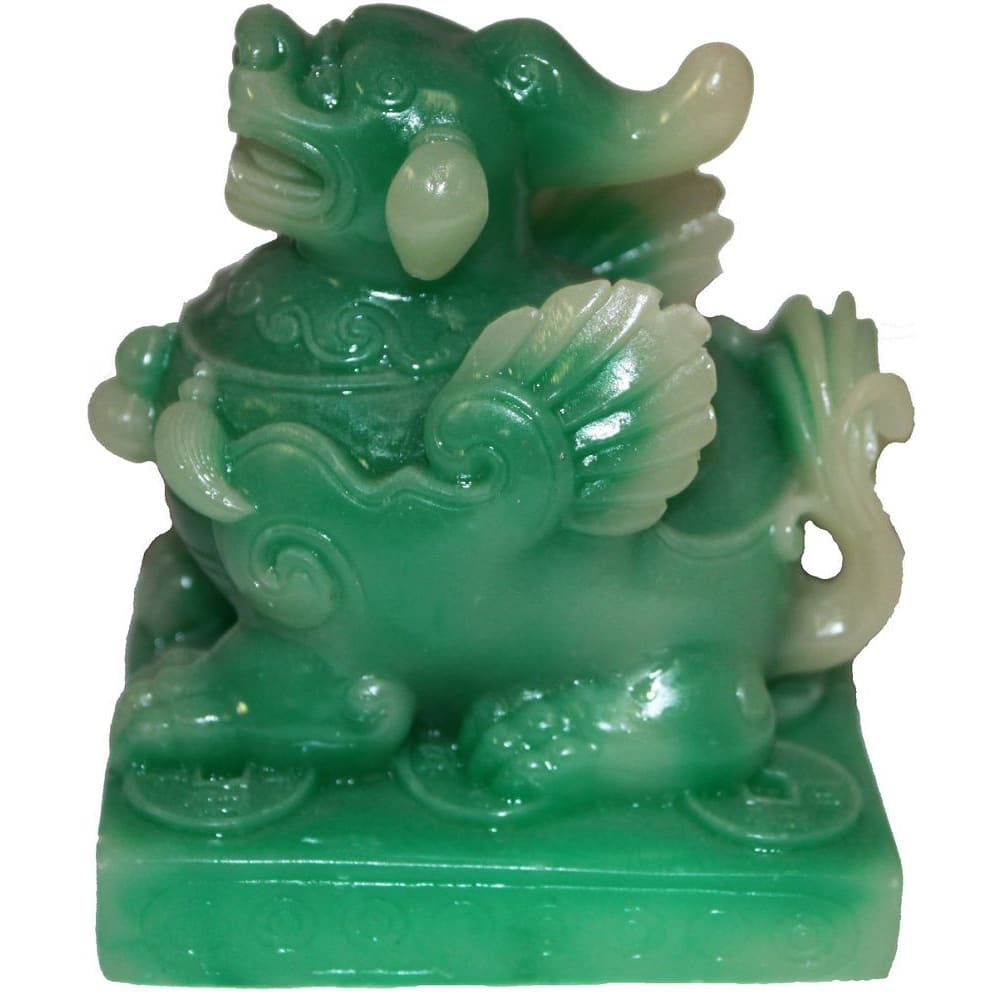 1171 - 4" Jade Green Qi Ling - |X-47|