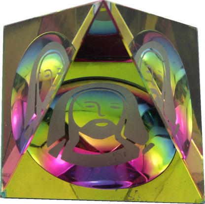 11828 - 2" Acrylic Pyramid - Jesus |1-33|