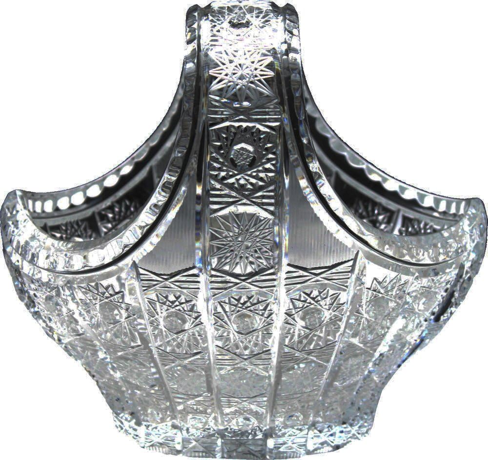 11847 - Exquisite 6-Inch Lead Crystal Handmade Decorative Basket for Elegant Home Display |21-17|