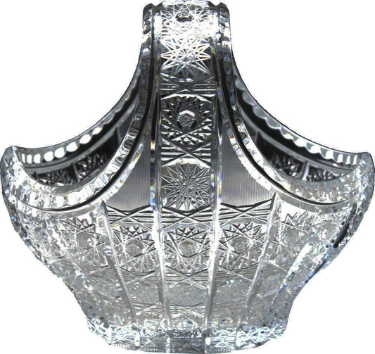 11847 - Exquisite 6-Inch Lead Crystal Handmade Decorative Basket for Elegant Home Display |21-17|