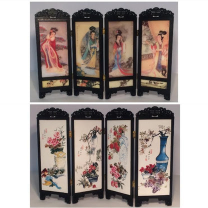 11898 - Geisha Tabletop Folding Screen 11" |22-12||23-2|