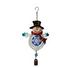 11902 - Whimsical 14" Snowman Wind Bell with Charming Winter Design and Gentle Chimes |G-6|