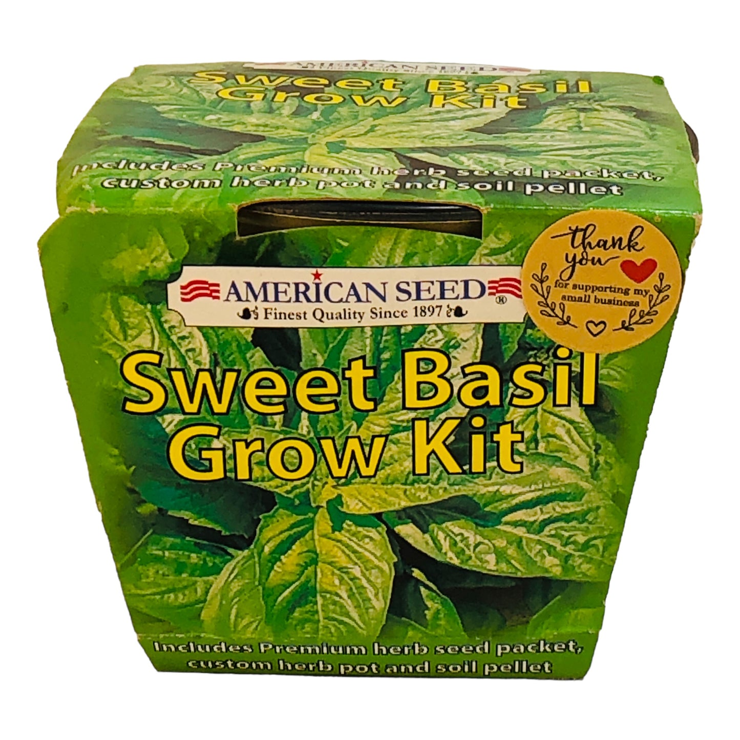 11971 - Sweet Basil Herb Grow Kit for Home Garden |H-31|
