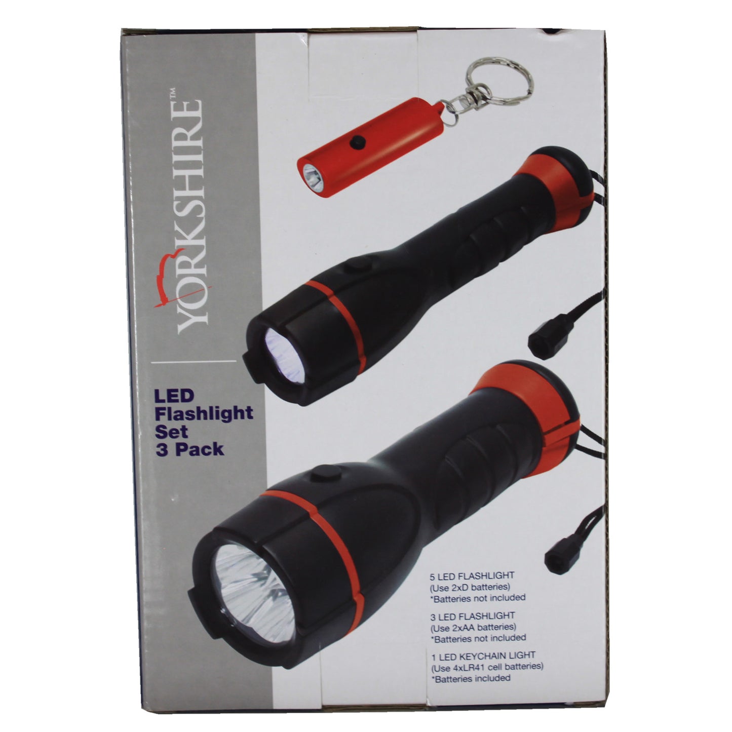 11973 - High-Power LED Flashlight Set Of 3 Torches |GR-41|