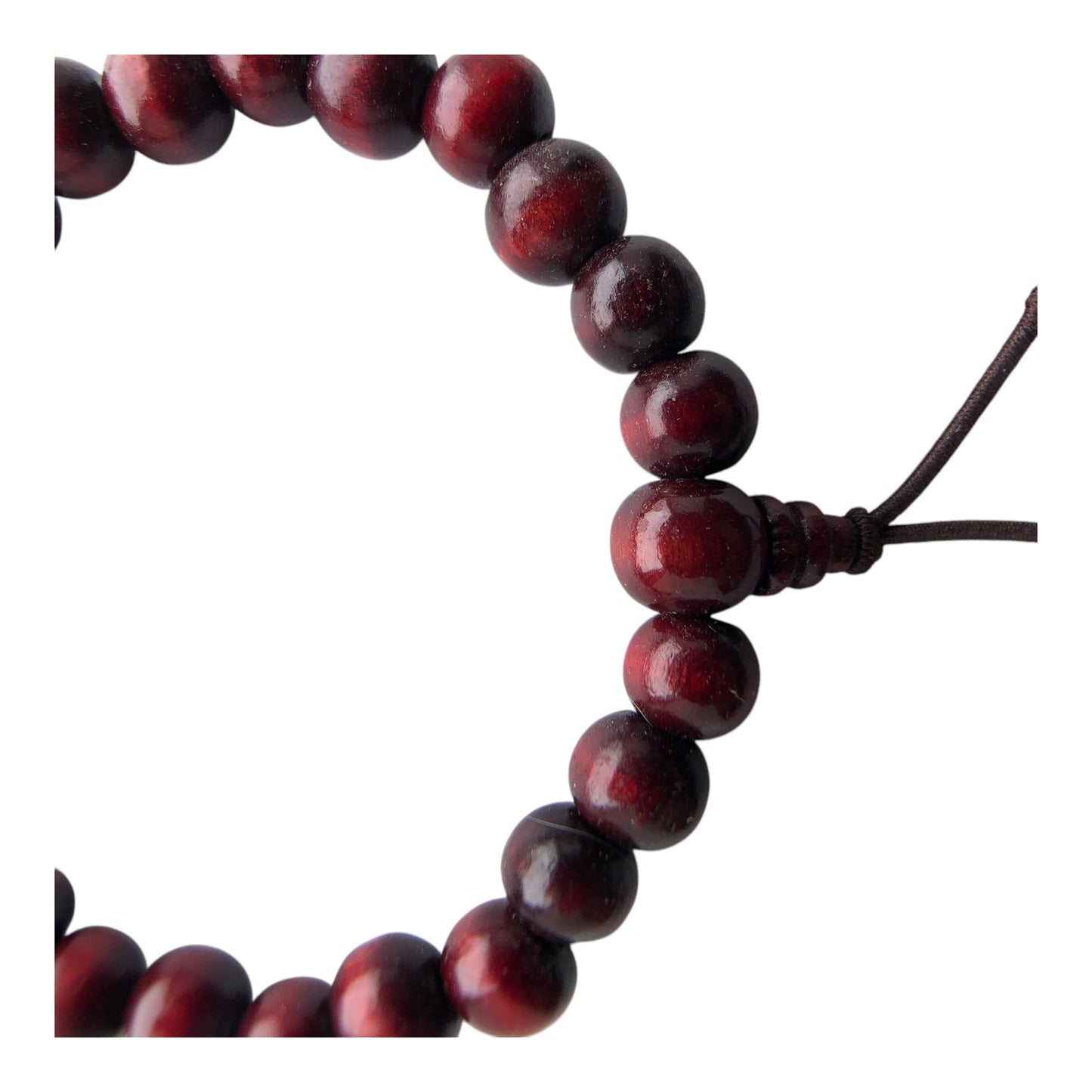 11991 - Bracelet Tibetan Tribal Wooden 4" |Clear-42| Sent for prep 8/26 CN