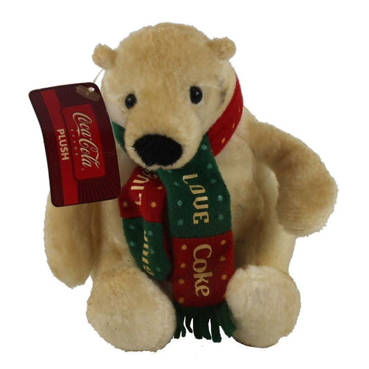 119 - Coca Cola Bear Plush w/Scarf - |H-55|