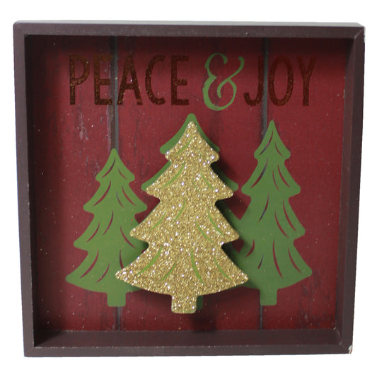 12024 - 7x7 Peace & Joy Picture w/ Trees |Pod 2-59|
