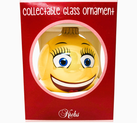 12044 - BBF Fun Emoji Seasonal Holiday Ornament |Pod 1|