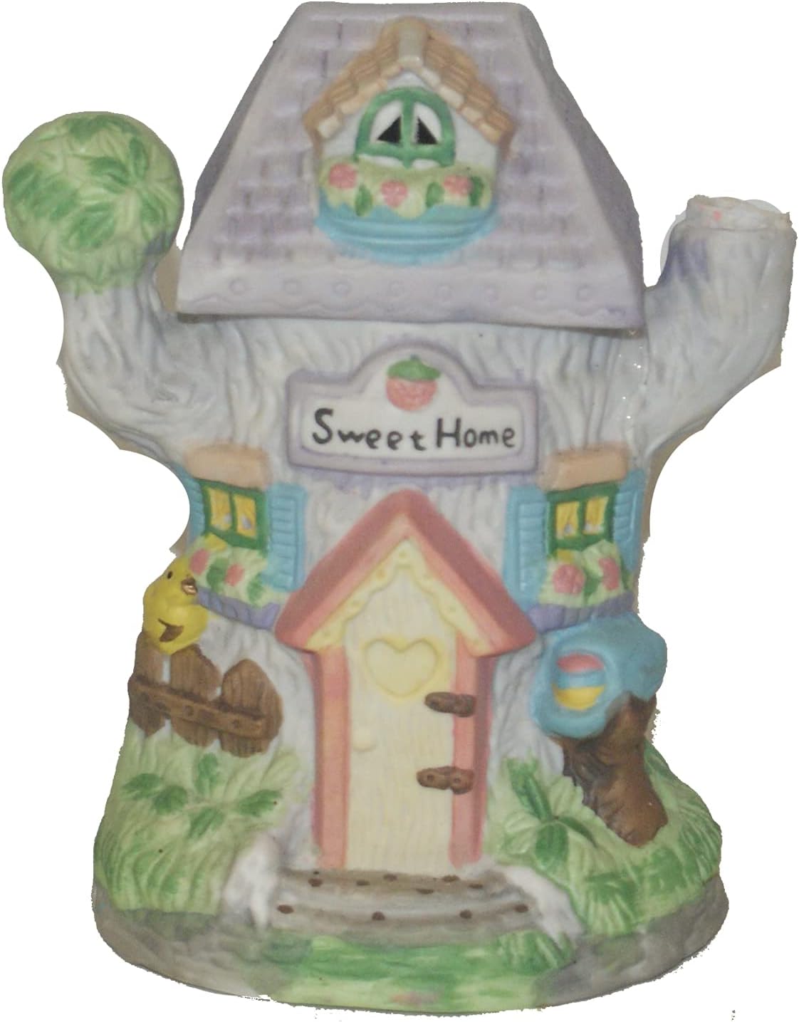 12066 - Vintage 6" Ceramic Bunny House Sweet Home |TBD|