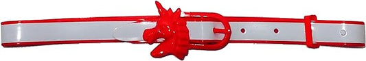 1211 - Red Unicorn Kids Charmy Belt - [R-15 Garage]