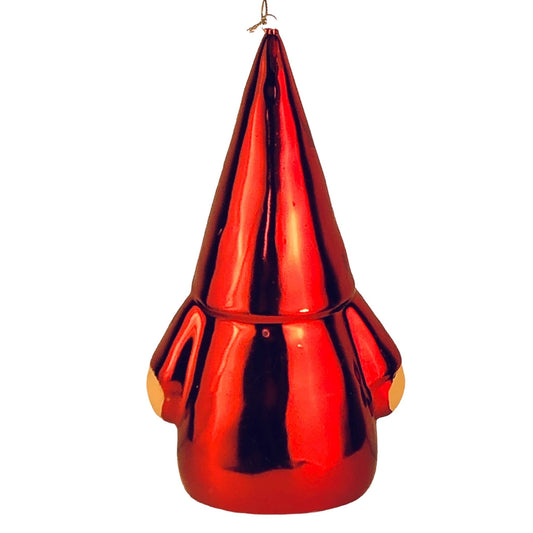 1222 - Large 8-Inch Red Snowflake Christmas Gnome Holiday Ornament for Home Decor |Pod 1-8|